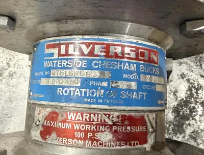 Used SILVERSON 275LS Homogenizers Quebec CA | Carter-Wilson Equipment Services #1371365