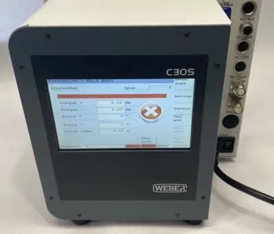USED WEBER SCREWDRIVING PROCESS CONTROLLER, SCREWDRIVING SYSTEM