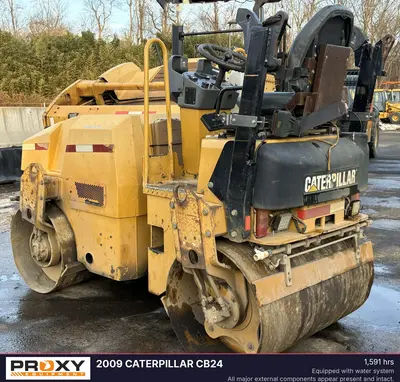 Used 2009 CATERPILLAR CB24 Tandem Rollers New Jersey US | Proxy Equipment #1385313