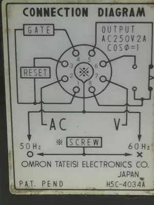 USED OMRON H5C-4D