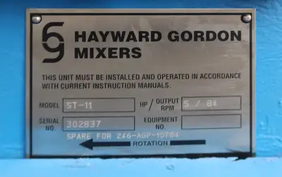 USED HAYWARD GORDON ST-11
