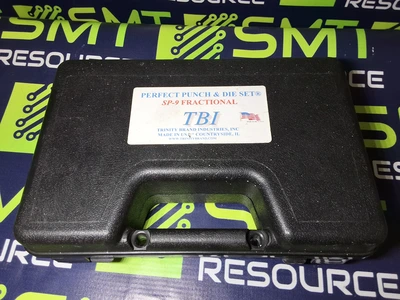 TBI PERFECT PUNCH & DIE SET - SP-9 FRACTIONAL 1/8" to 3/4