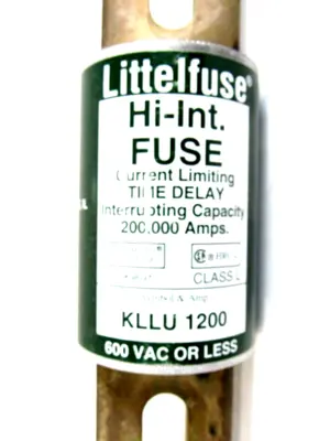 NEW LITTELFUSE KLLU-1200 TIME DELAY FUSE KLLU1200