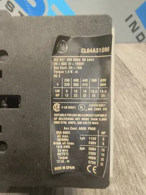 Used GENERAL ELECTRIC CL04A310M Misc Electrical & Power Parts South Carolina US | ESS Industrial Equipment Sales #1280866
