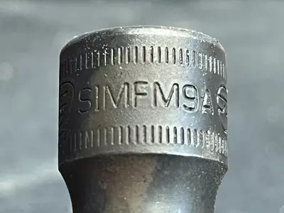 Snap-On SIMFM9A, 3/8" Drive, 9mm. Impact Socket, 2.1" Deep, 6 Point.