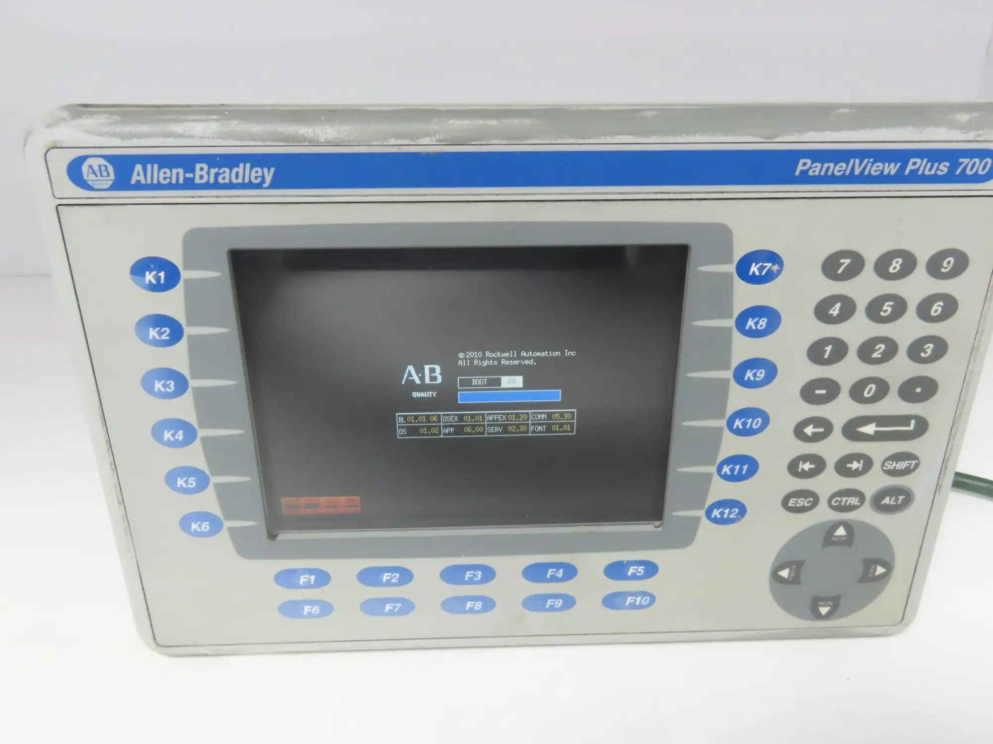 Allen Bradley 2711P-K7C4A8 PanelView Plus 700 Keypad/Touch W/Module 2711P-RDK7C