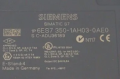 USED SIEMENS 6ES7-350-1AH03-0AE0 COUNTER MODULE 6ES73501AH030AE0