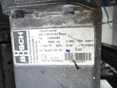 150 m.cu/hr Bush Mink Dry Claw vacuum pumps Type MM 1140 BV 4Kw