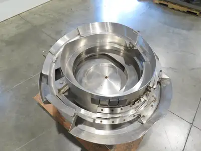 Fortville Feeders Vibratory Parts Feeder 44" Stainless Bowl 120V