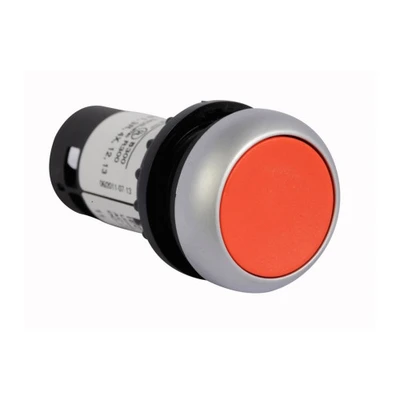 Eaton C22-D-R-K01 2.5 mm RQM Compact Pushbutton, Red, Plastic Actuator [New]