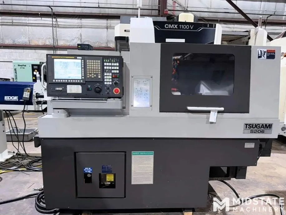 2018 TSUGAMI S206 CNC Swiss Lathe, New in 2018