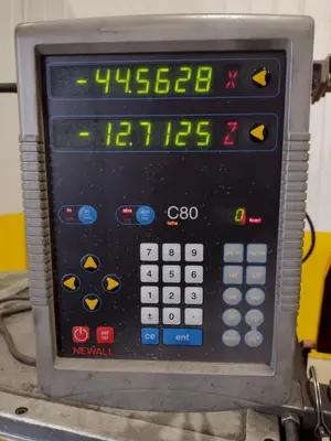 32" X 168" SUMMIT GAP BED ENGINE LATHE. STOCK # 0661425
