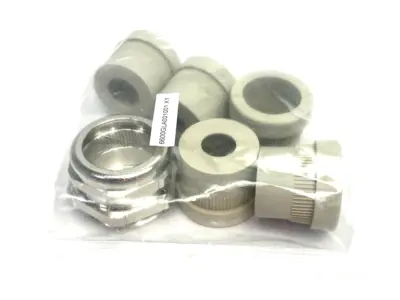 6600GLA001001 | Cable Gland Kit, 5x Size Rubber Glands, 1x Nickel Plated Grip - New