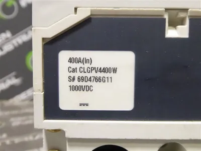 Eaton CLGPV4400W PVGard Solar PV Circuit Breaker 400A 1000VDC 4 Pole New NIB