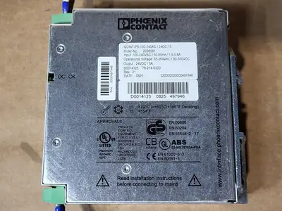 USED PHOENIX CONTACT QUINT-PS-100-240AC/24DC/5