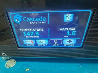 Used CASCADE CVO-5 DOUBLE UP VACUUM OVEN 14.4C TO 150C, 4.5 CU. FT WITH SHELVES Lab Vacuum Ovens California US | Equipment Lab #1262708