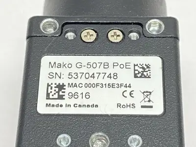 USED ALLIED VISION MAKO POE GIGE DIGITAL CAMERA 9616