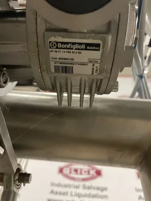 27” Stainless Steel Chocolate Licker / Screw Feeder, 3” Diameter Auger