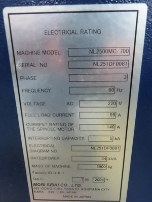 Used MORI SEIKI NL2500MC/700 5-Axis or More CNC Lathes Minnesota US | Machinesused.com #1481810