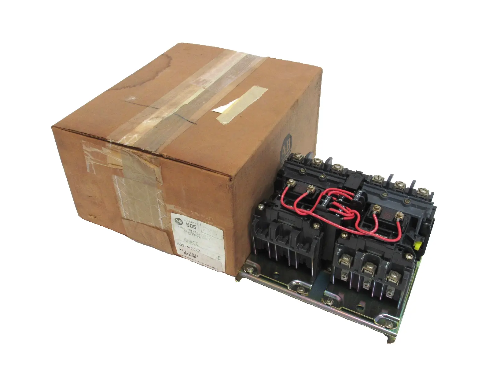 ALLEN BRADLEY 505-AOD23 STARTER SIZE 1 SER.C 505AOD23 NEW SURPLUS