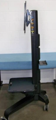 Ergotron Neo-Flex Heavy-Duty Rolling TV Cart / Stand with Height Adjustable Shelf and Rotating TV Mount