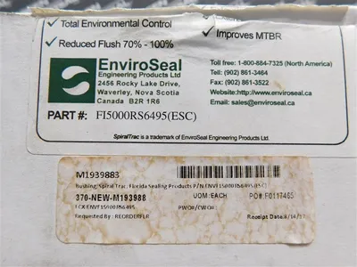 EnviroSeal Spiral Trac FI5000RS6495(ESC) Axially Split Seal Type S Version F  New