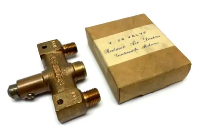 V-29 | Redmer Air Devices  Flow Control Pushbutton Valve - New Other
