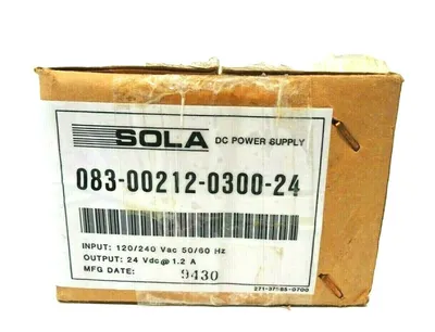 NEW SOLA 83-24-212-03 POWER SUPPLY 832421203