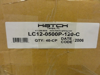 NEW HATCH TRANSFORMERS INC. LC12-0500P-120-C