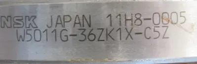 NEW NSK W5011G-36ZK1X-C5Z BALL SCREW SPINDLE W5011G36ZK1XC5Z B05913040200