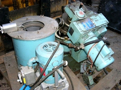 De Laval 12 x 5.5 solid basket centrifuge, SS.