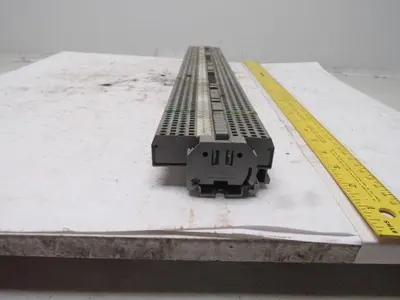 WAGO IEC 60947-7-1 IEC 947-7-2 DIN Rail Terminal Block Strip 20A 22" OAL