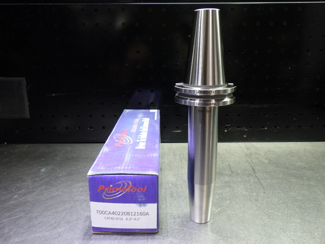PrimeTool CAT40 12mm Shrink Fit Tool Holder 6.3" Pro T00CA40220B12160A (LOC576)