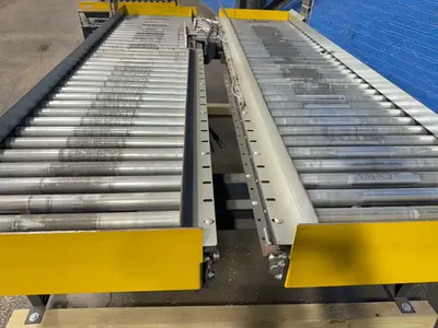 Industrial Kinetics (2) 24" X 108" X 30" Power Roller Conveyor