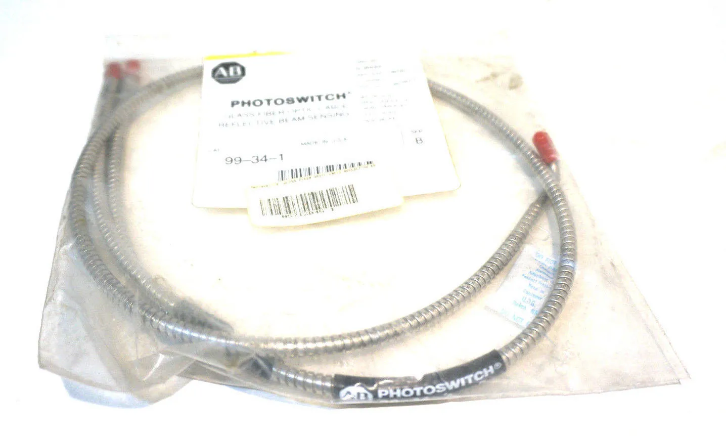 NEW ALLEN BRADLEY 99-34-1 FIBER OPTIC CABLE SER.B 99341