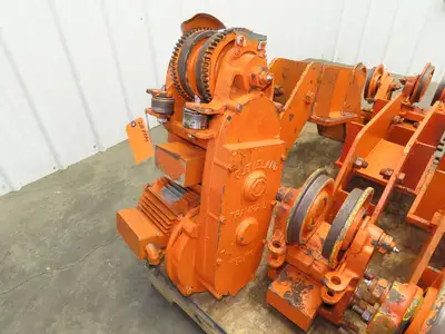 Cleveland Tramrail Bridge Crane Motorized End Truck Drive WB 6.5" Wheel Set of 4