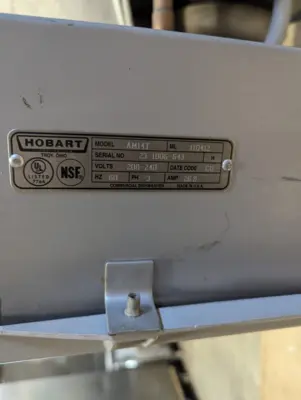 Hobart AM-14T dishwasher with build in new Booster  new overflow pipe and comple