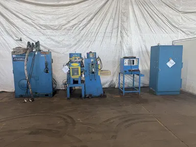 196 TON X 18” WIDTH X 1” FRANKLIN MODEL #B5196-20 AUTOMATIC HYDRAULIC SHEAR & PUNCH MACHINE: STOCK #23392