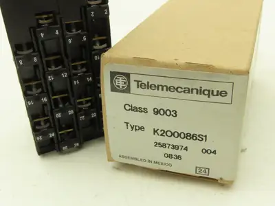 Telemecanique 9003AEQ3819 Rotary Cam Switch Assy 300VAC 12A W KAD1PZ Knob