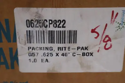 JOHN CRANE G57 .625X40 RITE PAK MECHANICAL PACKING STOCK #2957