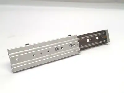 USED SMC GUIDED CYLINDER 20MM X 5MM, 10MM STROKE