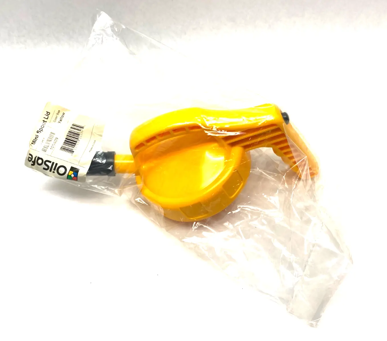 NEW OILSAFE MINI SPOUT LID, YELLOW