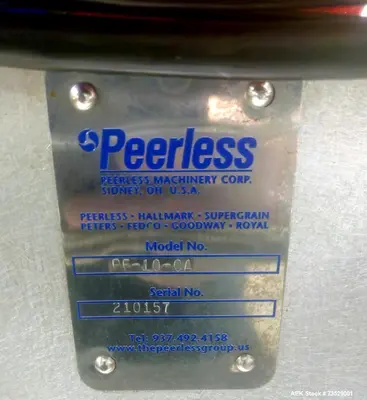 Pre-Owned Peerless Fedco Piston Depositor Model PF10-CA – Refurbished with New Components