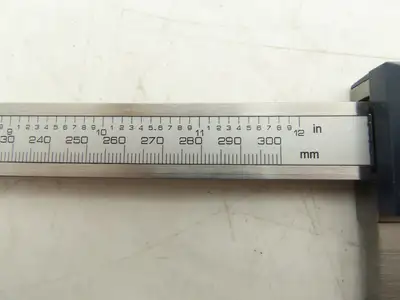 Fowler 54-100-312-0 Xtra-Range Digital Caliper 0-12" 300mm .0005 Nib Jaws w/Case
