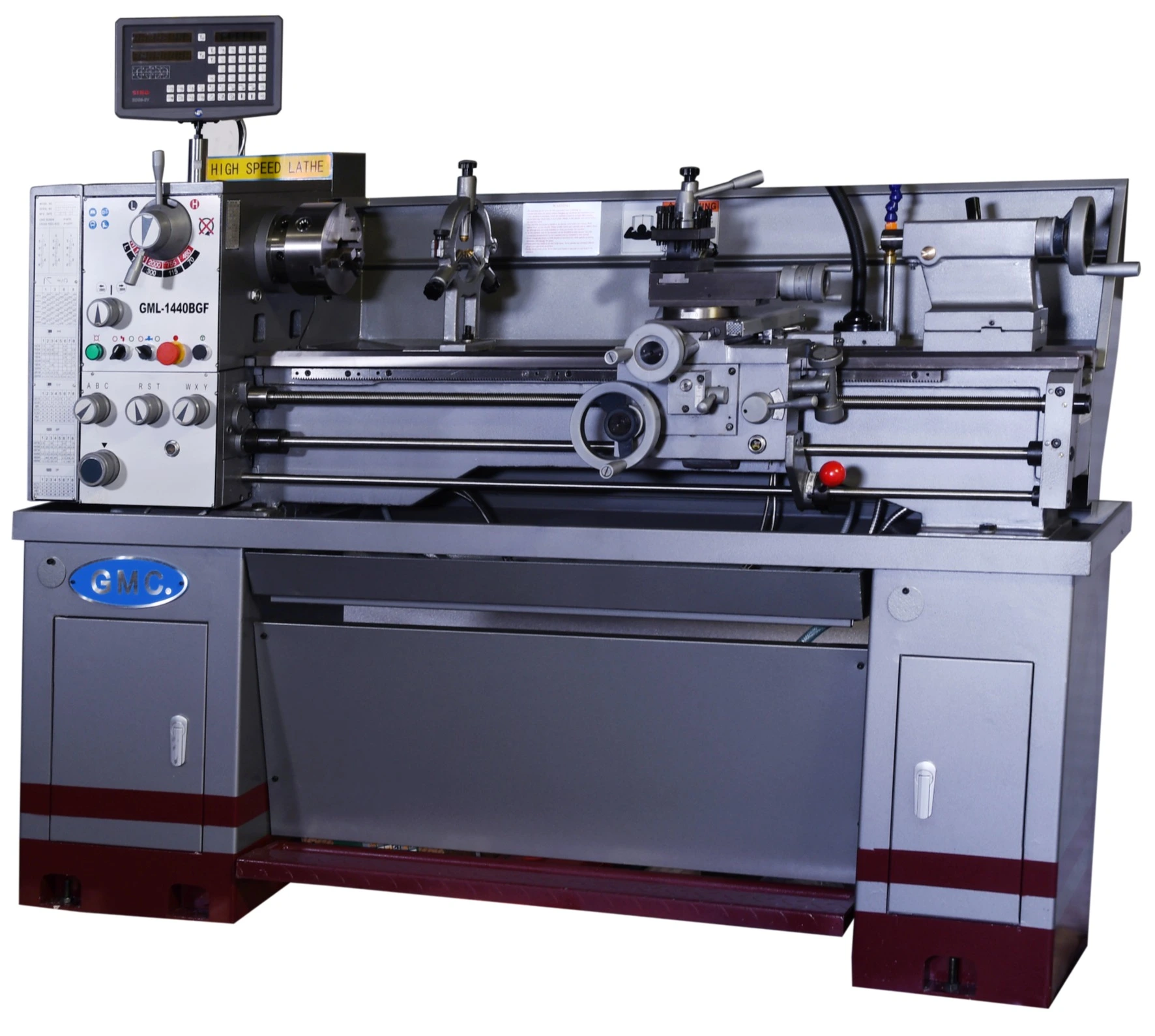 14" x 40" High Speed Geared Head Precision Toolroom Metal Lathe | Single Phase