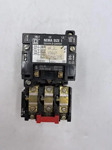 Used SQUARE D SQUARE D 8536 SIZE 1 Misc Electrical & Power Parts | ND Industrial Surplus #1214157
