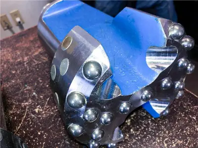 New | in-Stock TRIDENT SUPREME 6" FLAT FACE CARBIDE BUTTON CABLE TOOL DRILL BIT Drills Pennsylvania US | East West Machinery & Drilling #1417749