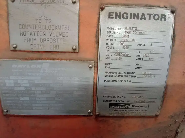 Used BAYLOR _UNKNOWN_ Synchronous Alternators Texas US | Apollo Electric #1514380