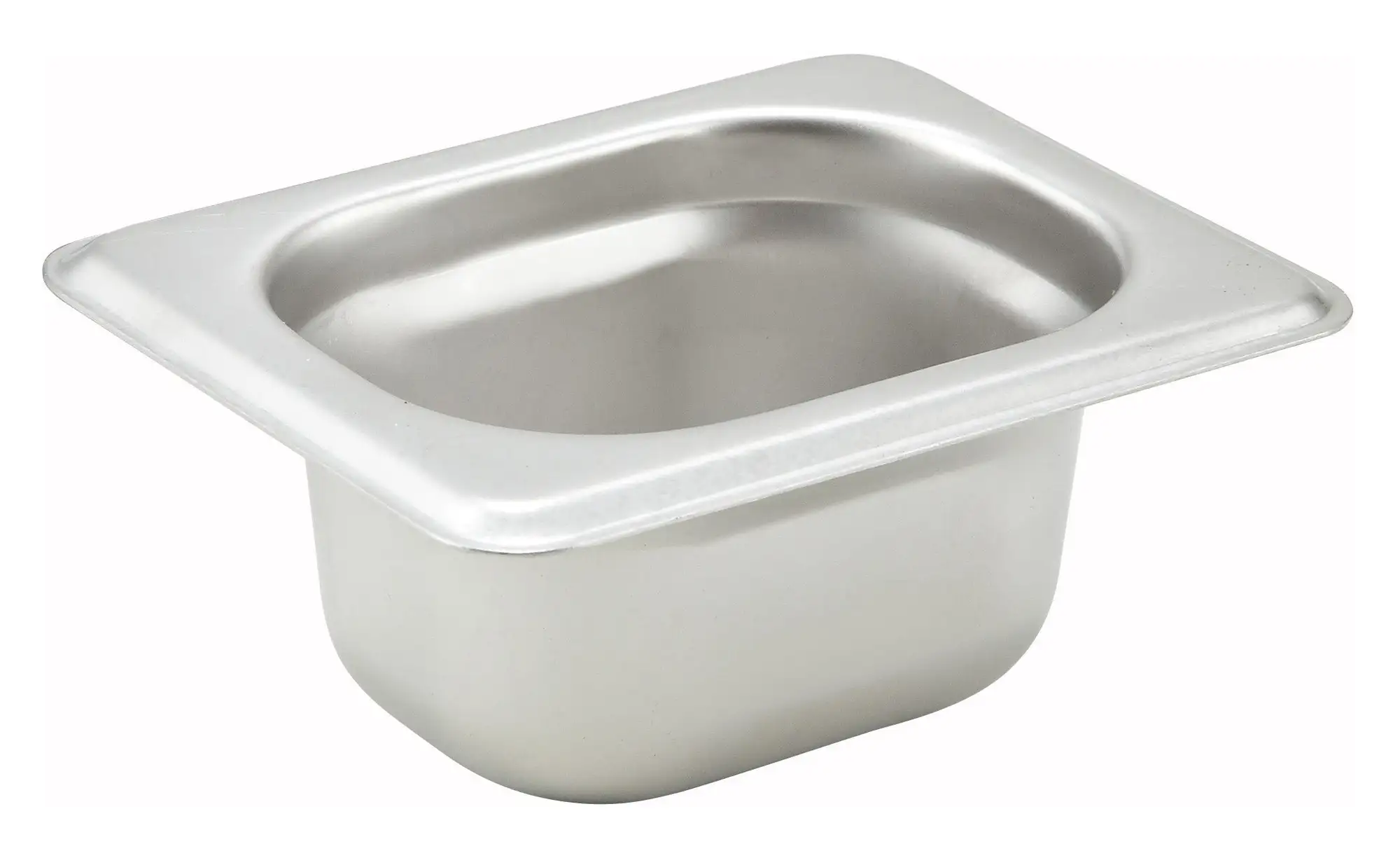 Straight-sided Steam Pan, 1/18 Size, 2", 22 Ga S/S (24 Each)