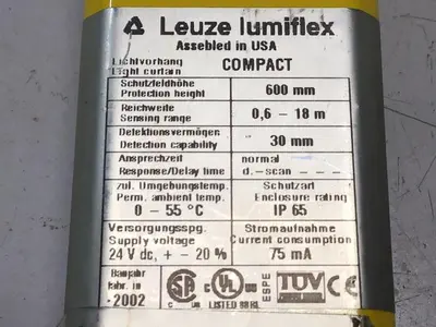 USED LEUZE CT30-600BH3
